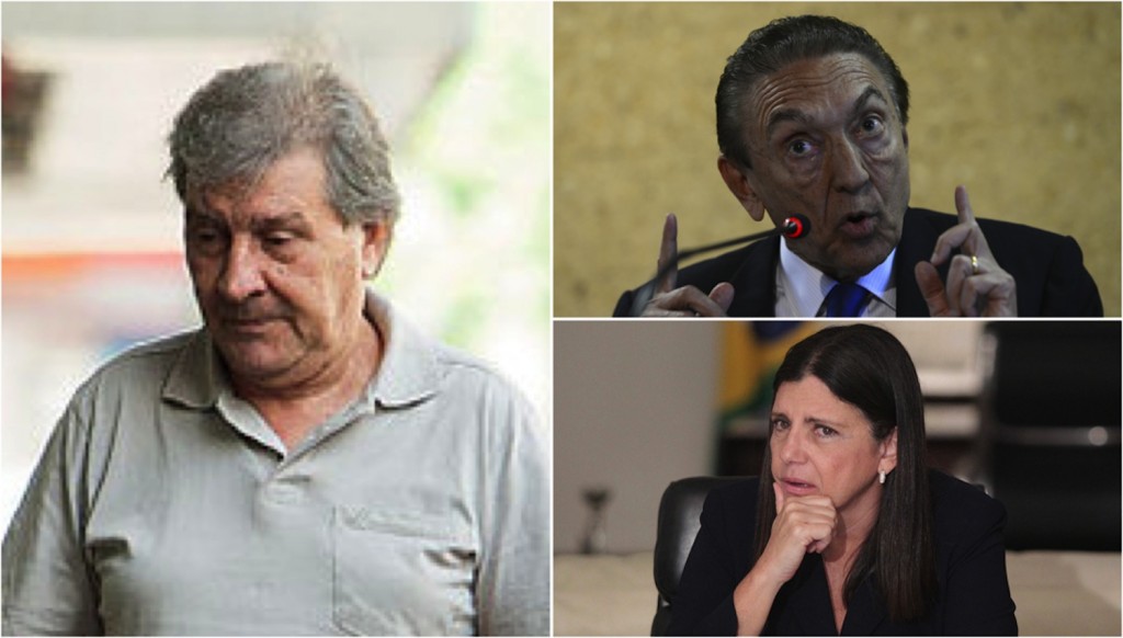 rafael angulo lopez, edison lobao e roseana sarney