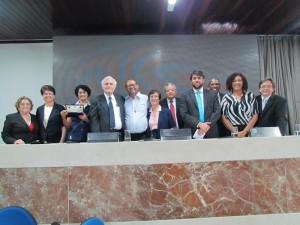 José Joaquim, vereadores, padre Ricardo Moreira e Irmãs Paulinas homenageadas.