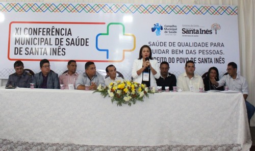 Secretária Josélia Gaioso foi uma das palestrantes da XI Conferência de Saúde