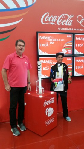 Foto 1 - Atleta maranhense vence jogo da Coca-Cola e vai assistir partida dos Jogos Olímpicos Rio 2016 (2)