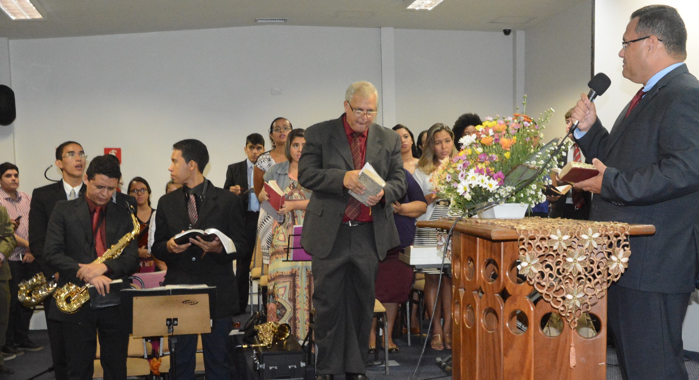 Pastor Jorge Luis - culto autoridades Maranata - John Cutrim