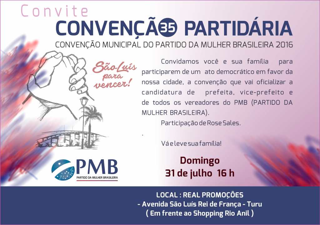 CONVITE PMB-CONVENÇÃO 2016- DIGITAL