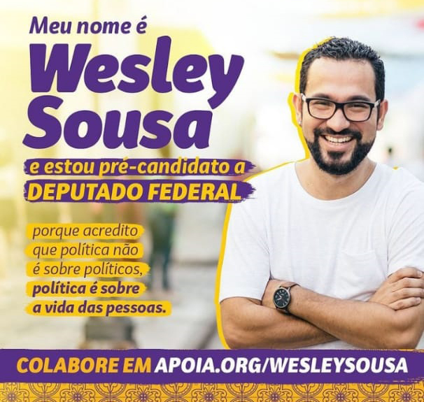 Wesley Sousa é um dos candidatos favoritos na coligação do PSDB